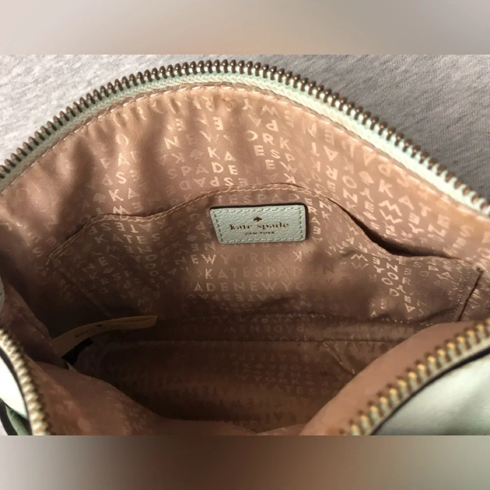 Kate Spade Small Robins Egg Blue Leather Crossbody